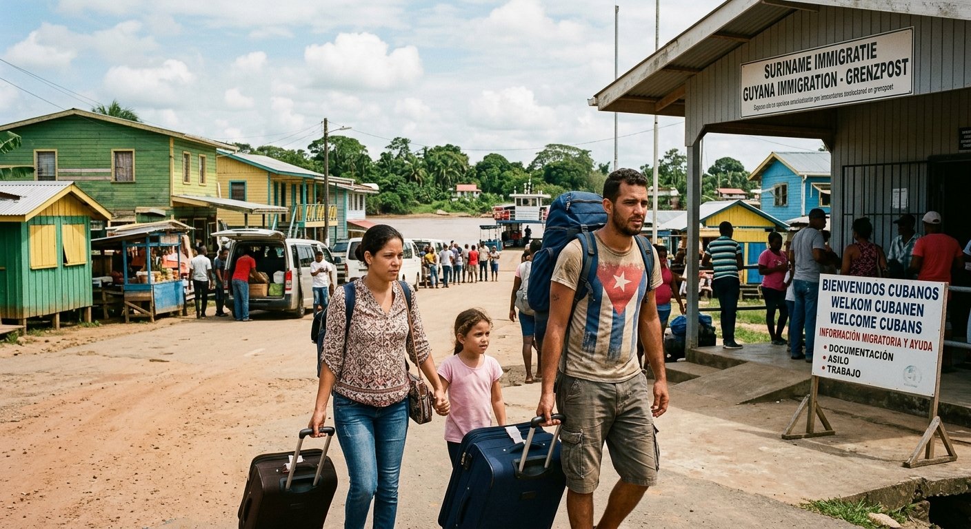Suriname e Guiana: O novo panorama migratório dos cubanos na América do Sul